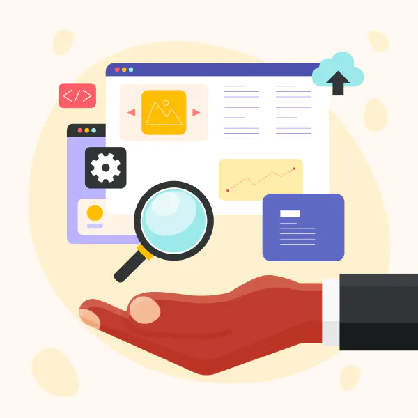 Data in site search