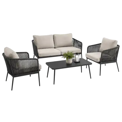 Outdoor lounge sofa set